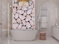 Кварц Quartz Pink With Silver